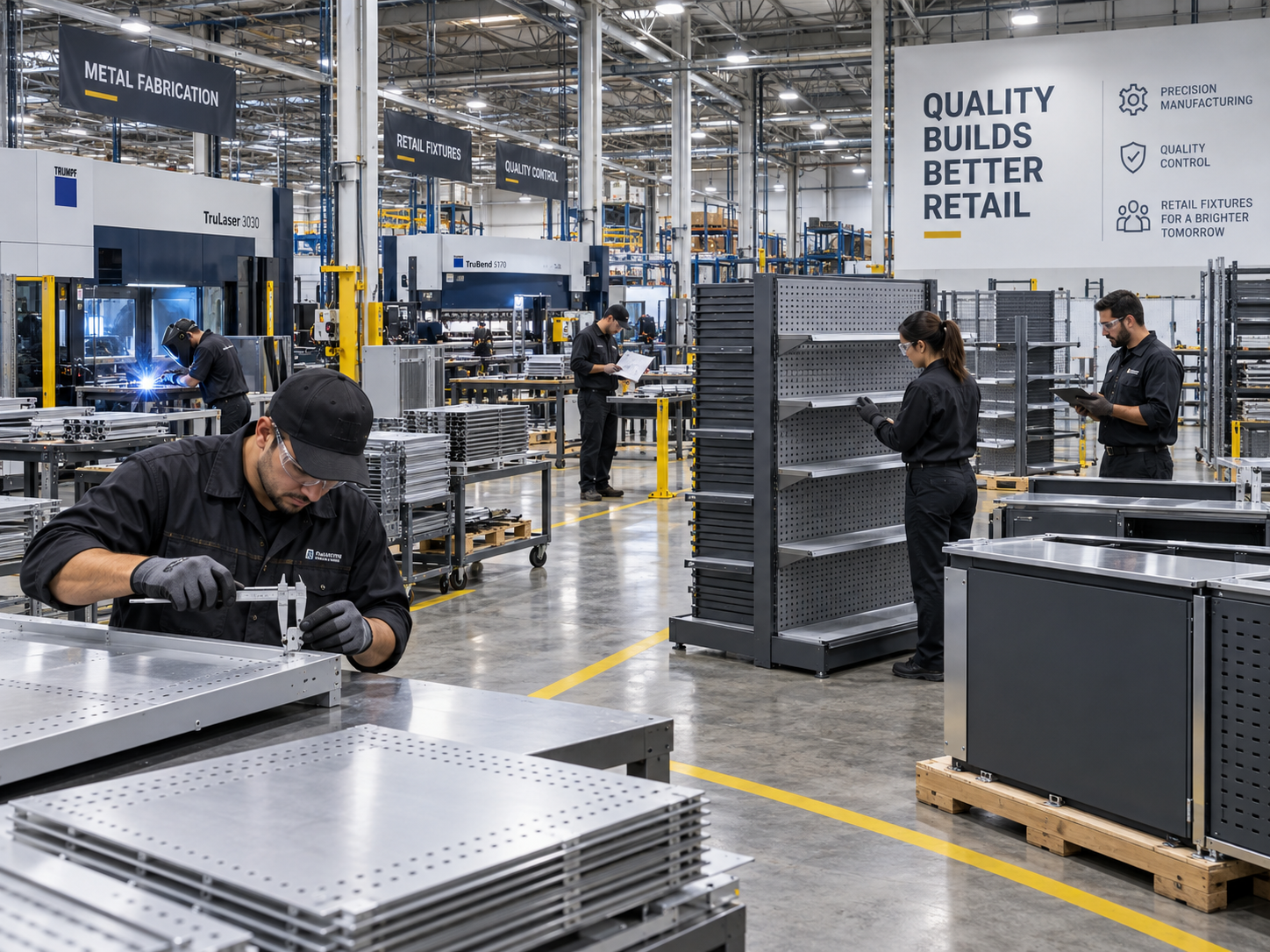 Quality controlled manufacturing