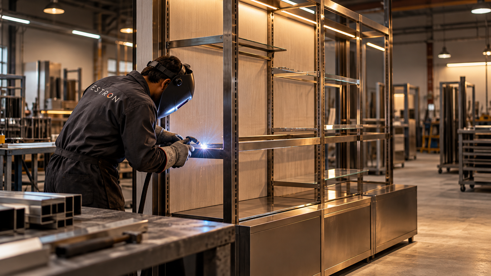 Custom OEM retail fixture manufacturing
